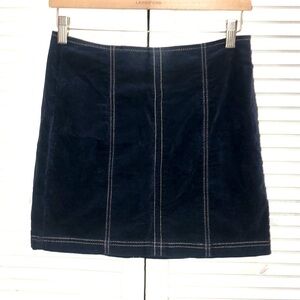Pacsun mini skirt Blue velvet Size 27